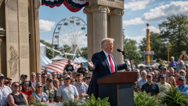 Trump Launches Great American State Fair Amid Music Act Controversy